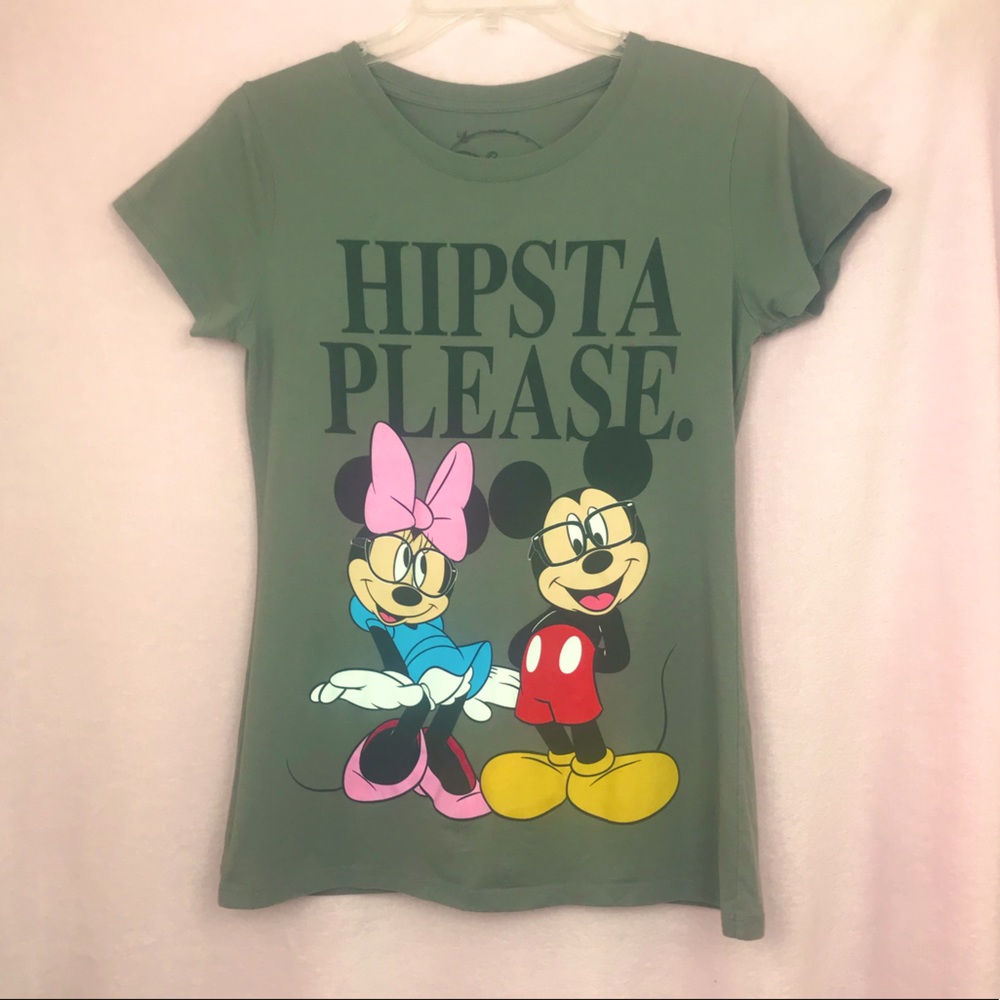 Disney Mickey & Minnie Mouse Hipsta Please. shirt